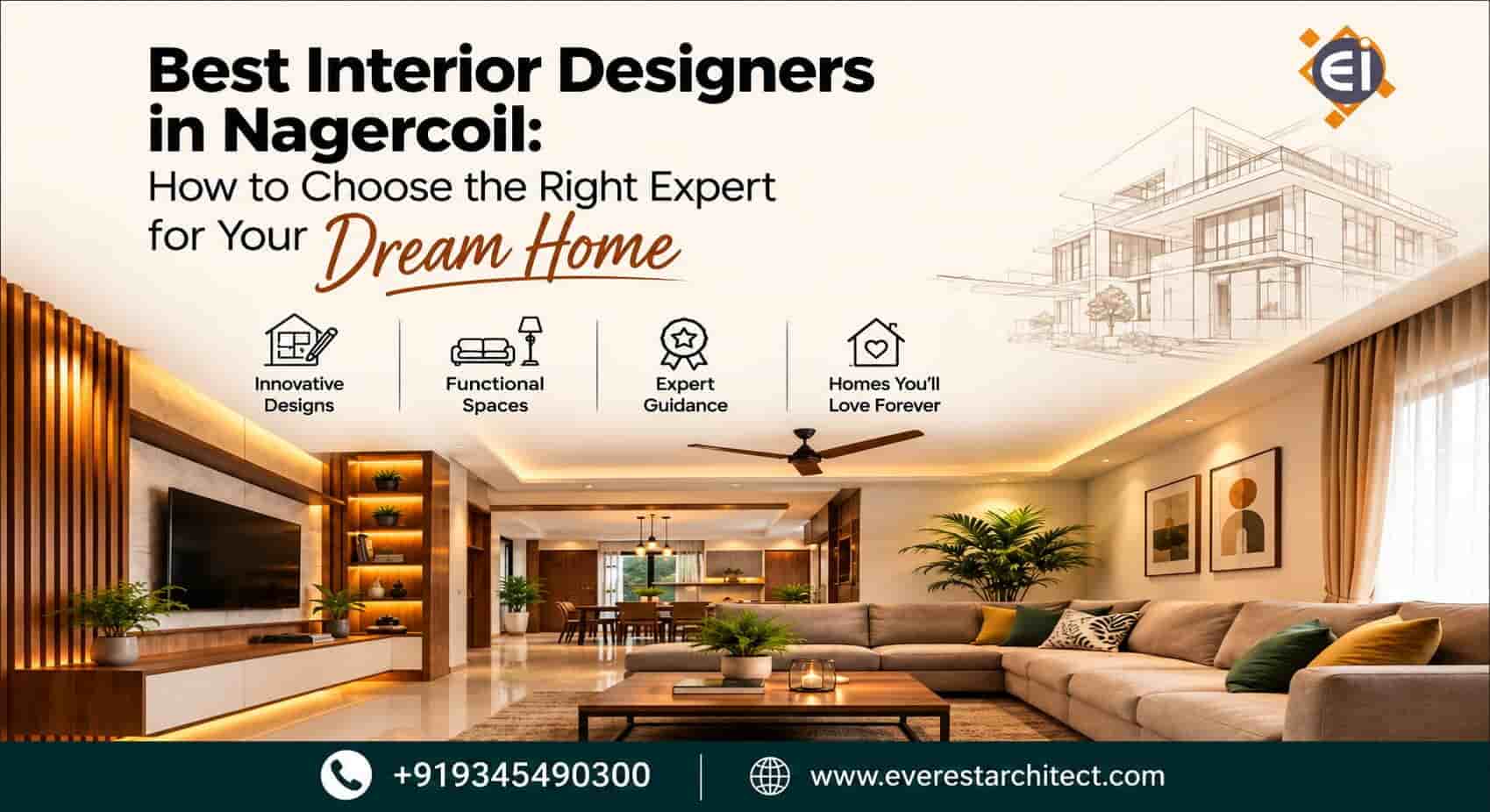 best interior designers in Nagercoil